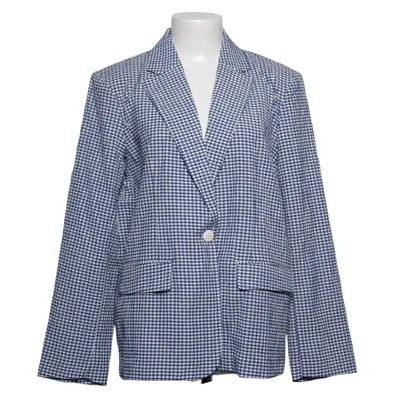 Blazer (Blue, White) from Ichi Cotton, Elastane, Polyester