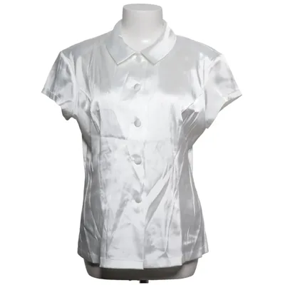 Kortärmad skjorta (Vit) från Clasen Polyester