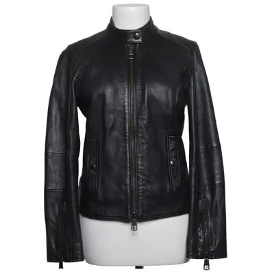 Leather jacket (Black) from Hugo Boss