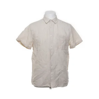 Korte mouwen shirt (Beige) van Dressmann Katoen, Linnen