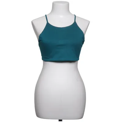 Crop top (Blå) från Guru Shop Bomull, Elastan