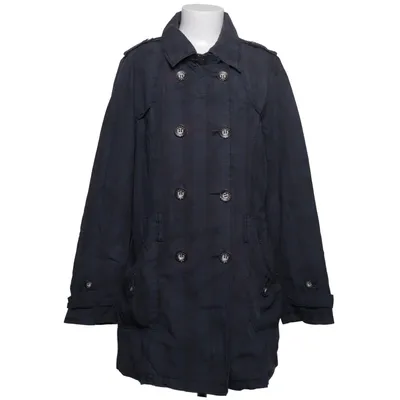 Trenchcoat (Blauw) van Lerros Katoen, Polyamide