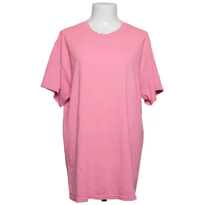 T-shirt (Roze) van Gildan Activewear Katoen, Polyester