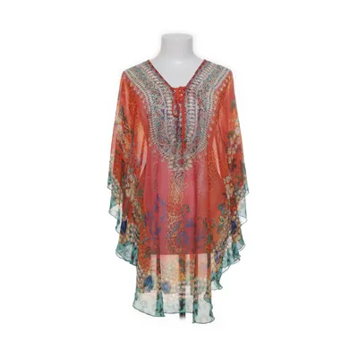 Kaftan (Red, Multicolored) from Azaka Polyester