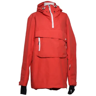 Anorak (Red, Black) from Warp Polyamide, Polyester