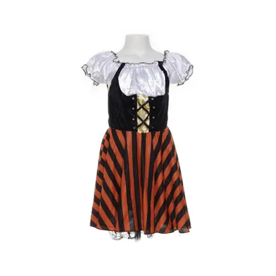 Dirndl (Oranje, Zwart, Zilver) Polyester