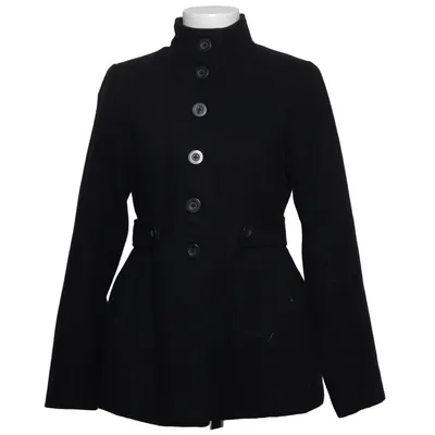 Coat (Black) from Sara Kelly by Ellos Polyester, Wool