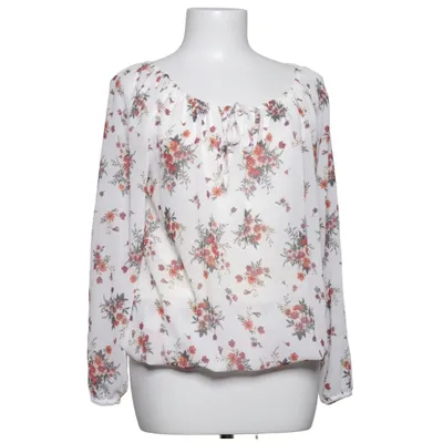 Blus (Vit, Flerfärgad) från Hallys Elastan, Polyester, Viskos