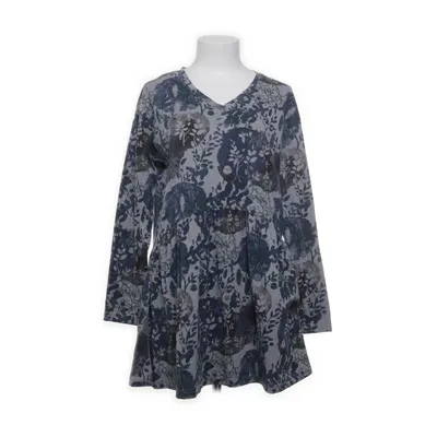 Klänning (Blå, Grå, Flerfärgad) från Globe Hope Återvunnen bomull, Återvunnen polyester, Viskos