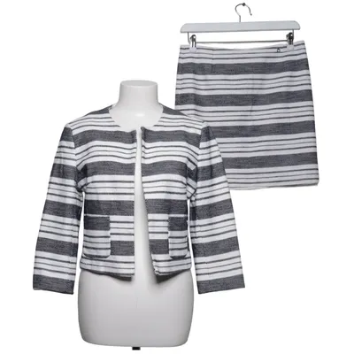 Skirt suit (Black, White) from Top Secret Cotton, Elastane, Polyester