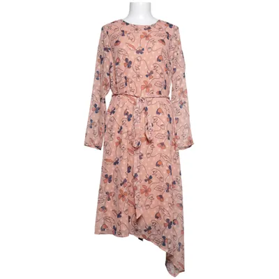 Wrap dress (Pink, Multicolored) from Visual Clothing Project Polyester