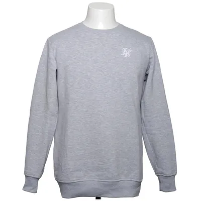 Collegetröja (Grå) från SikSilk Bomull, Polyester