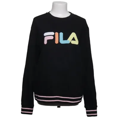 Sweatshirt (Black, Multicolored) from Fila Cotton, Polyester