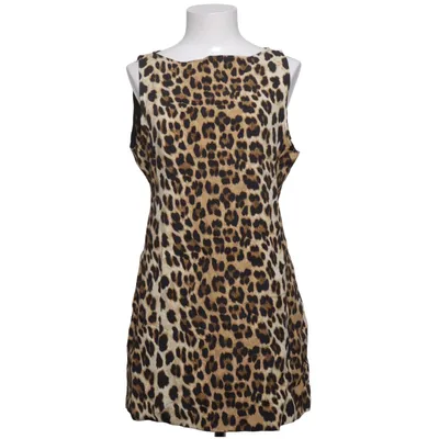Kjole (Brun, Sort, Flerfarvet) fra Zara Polyester