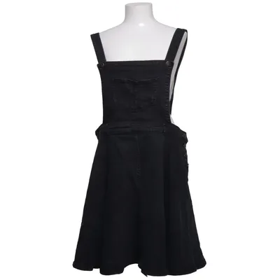 Robe salopette (Noir) de Hell Bunny Coton, Élasthane