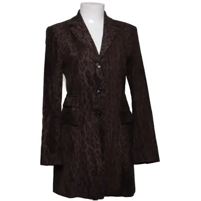 Coat (Brown) from Elements Acetate, Polyester, Viscose