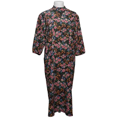 Robe longue (Noir, Multicolore) de Lefties Élasthane, Polyester