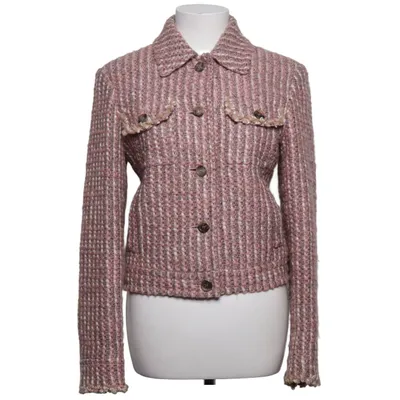 Blazer (Rose, Blanc) de Bogner Acrylique, Cupro, Polyamide, Laine
