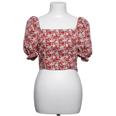 Crop top (Rood, Wit) van Anika Teller x NA-KD