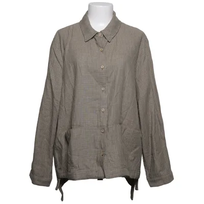 Surchemise (Marron, Blanc) de Buykud Coton, Lin