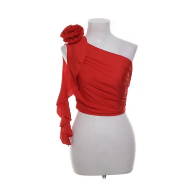 Top (Rød) fra Shein Elastan, Polyester