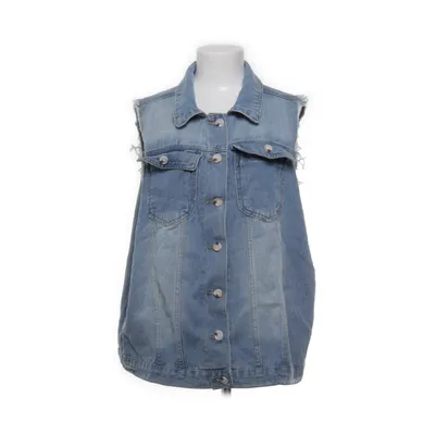 Väst (Blå) från Shein Curve Akryl, Bomull, Lyocell, Polyamid, Polyester, Viskos