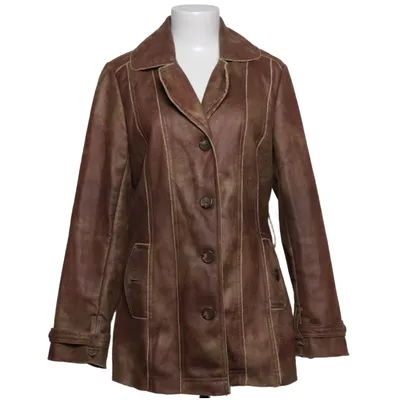 Leather coat (Brown) from One Touch