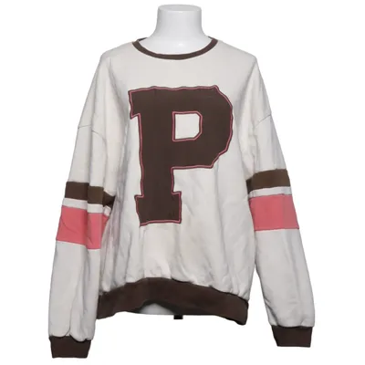 Sweatshirt (White, Brown, Pink) from Pacific Republic Pull & Bear Cotton, Elastane, Polyester