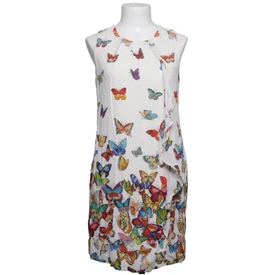 Dress (White, Multicolored) from Derhy Polyester, Viscose