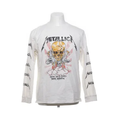 Långärmad t-shirt (Vit, Flerfärgad) från Metallica Bomull