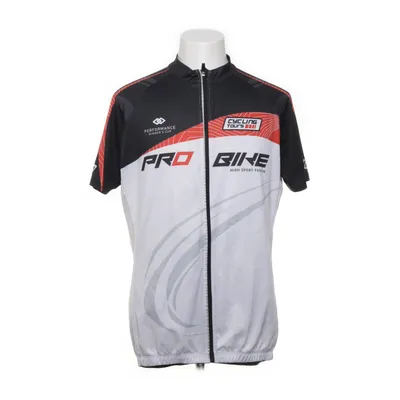 Cykeltröja (Vit, Svart, Röd) från Crivit Elastan, Polyester