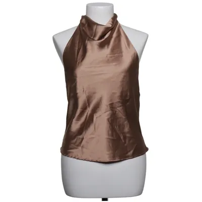 Haltertop (Bruin) van Zara Elastaan, Polyester