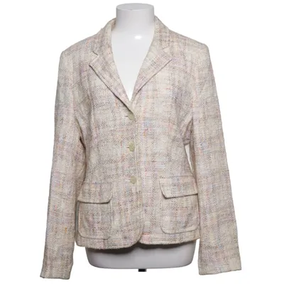 Blazer (Beige, Meerkleurig) van Gaddi's Acetaat, Acryl, Katoen, Linnen, Polyamide, Zijde, Viscose
