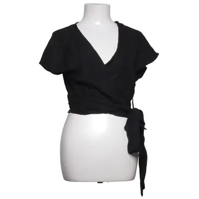 Wrap top (Gray) from & Other Stories Linen, Viscose