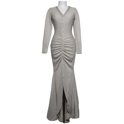 Robe de cocktail (Beige) de Just Unique Élasthane, Polyester