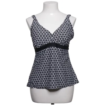T-shirt de natation (Noir, Blanc) de Giada Élasthane, Polyamide, Polyester