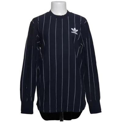 T-shirt à manches longues (Bleu, Blanc) de Adidas Originals Coton
