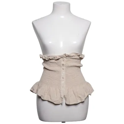 Tube top (Beige) van H&M Trend Viscose, Linnen