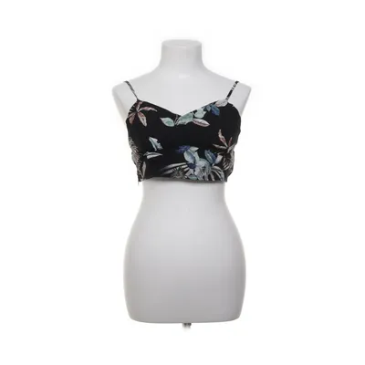 Crop top (Black, Multicolored) from Lavanda Polyester