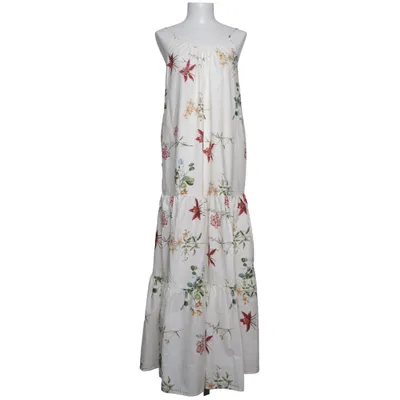Robe longue (Blanc, Multicolore) de Vicolo Coton