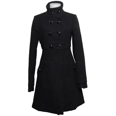 Coat (Gray) from Orsay Polyester, Wool