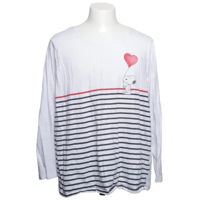 T-shirt à manches longues (Blanc, Noir, Rouge) de Peanuts Coton