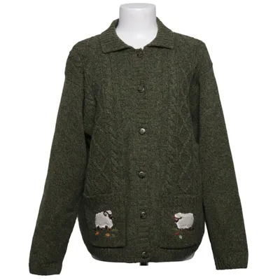 Cardigan (Green) from Tulchan Wool