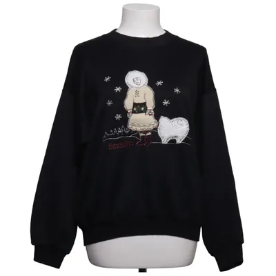 Sweatshirt (Noir) de Hera Acrylique, Coton