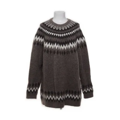 Trui (Bruin, Wit, Zwart) van H&M Elastaan, Mohair, Polyamide, Wol