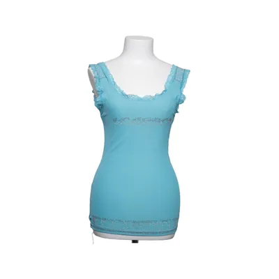 Tanktop (Blauw) van Lily Garden Elastaan, Polyester, Viscose