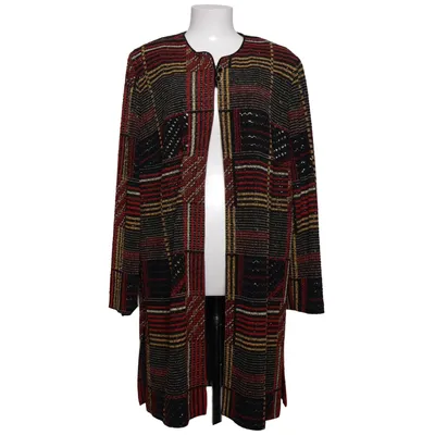 Cardigan (Rød, Sort, Flerfarvet) fra Kirsten Krog Design Acetat, Elastan