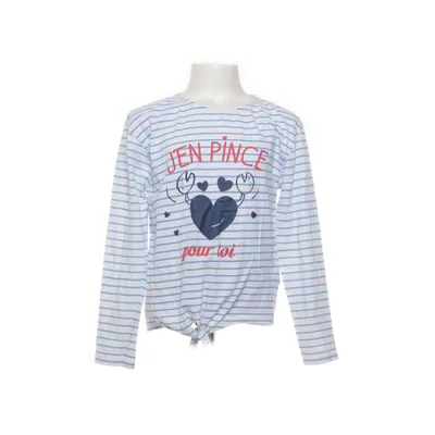Lange mouwen shirt (Wit, Blauw) van Gémo Katoen