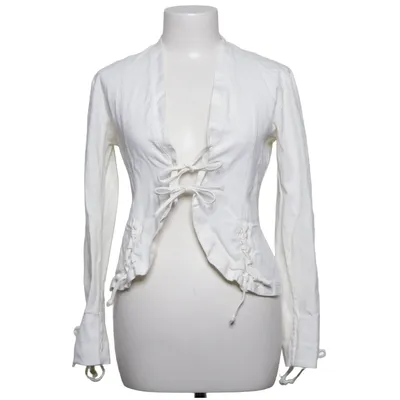 Wrap blouse (White) from Branting