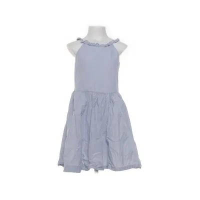 Klänning (Blå, Vit) från Polarn O. Pyret Ekologisk bomull